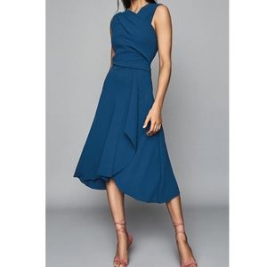 NWT REISS | Marling Dress in Teal US 0